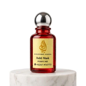 Home red perfume bottle